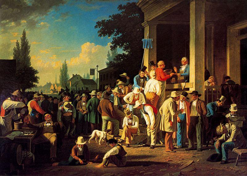 The County Election — George Caleb Bingham