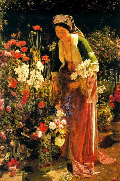 In The Bey's Garden, Asia Minor — John Frederick Lewis