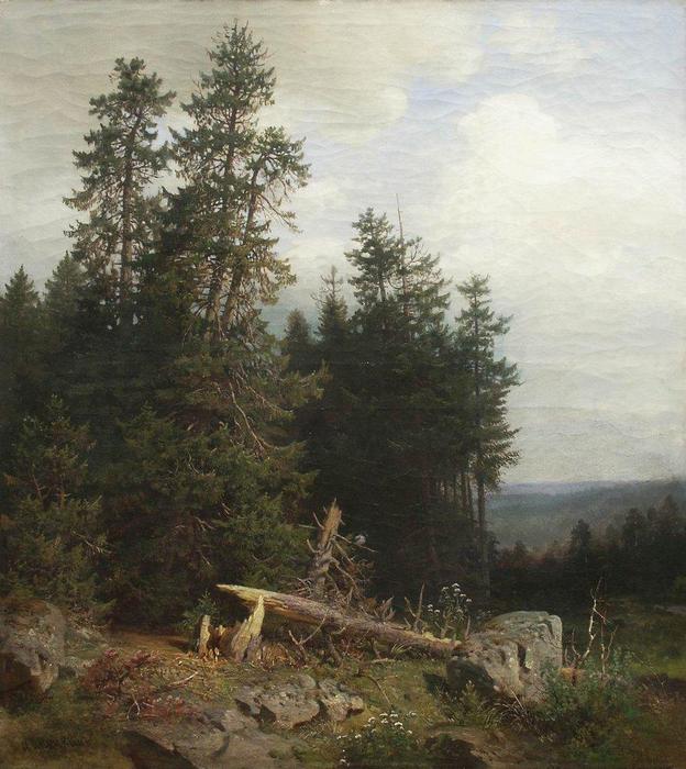 At The Edge Of The Forest — Ivan Ivanovich Shishkin