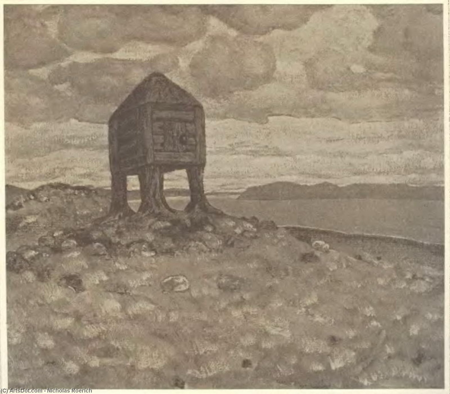 The Hut Of Dead — Nicholas Roerich