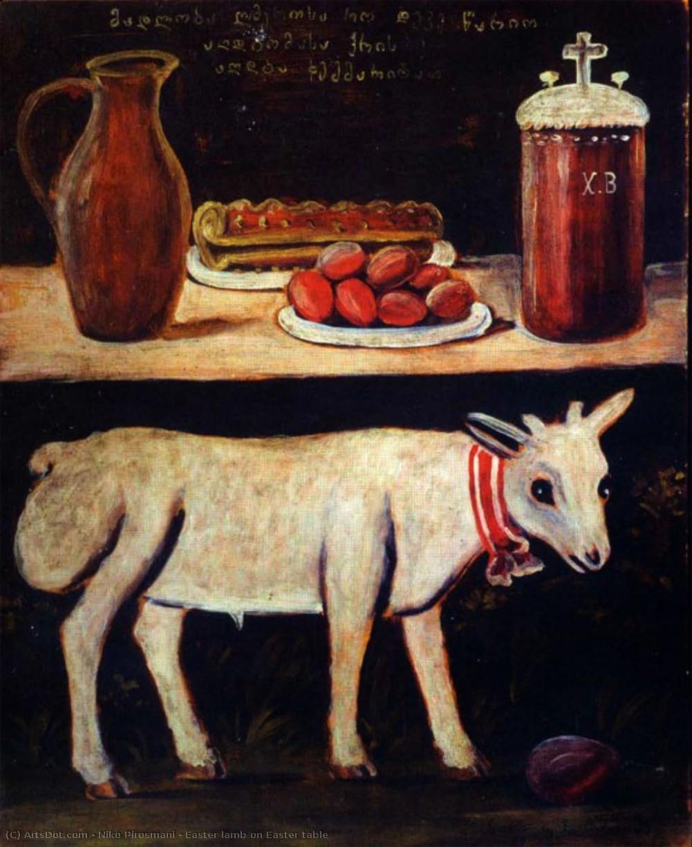 Easter Lamb On Easter Table — Niko Pirosmani