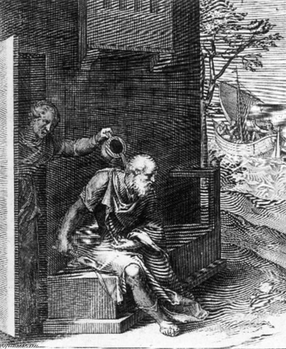 Xantippe Dousing Socrates — Otto Van Veen