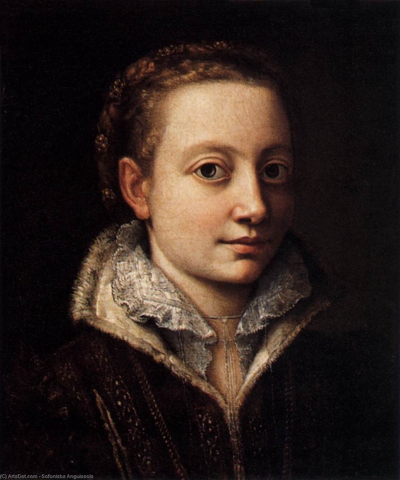 Portrait Of Minerva Anguissola — Sofonisba Anguissola