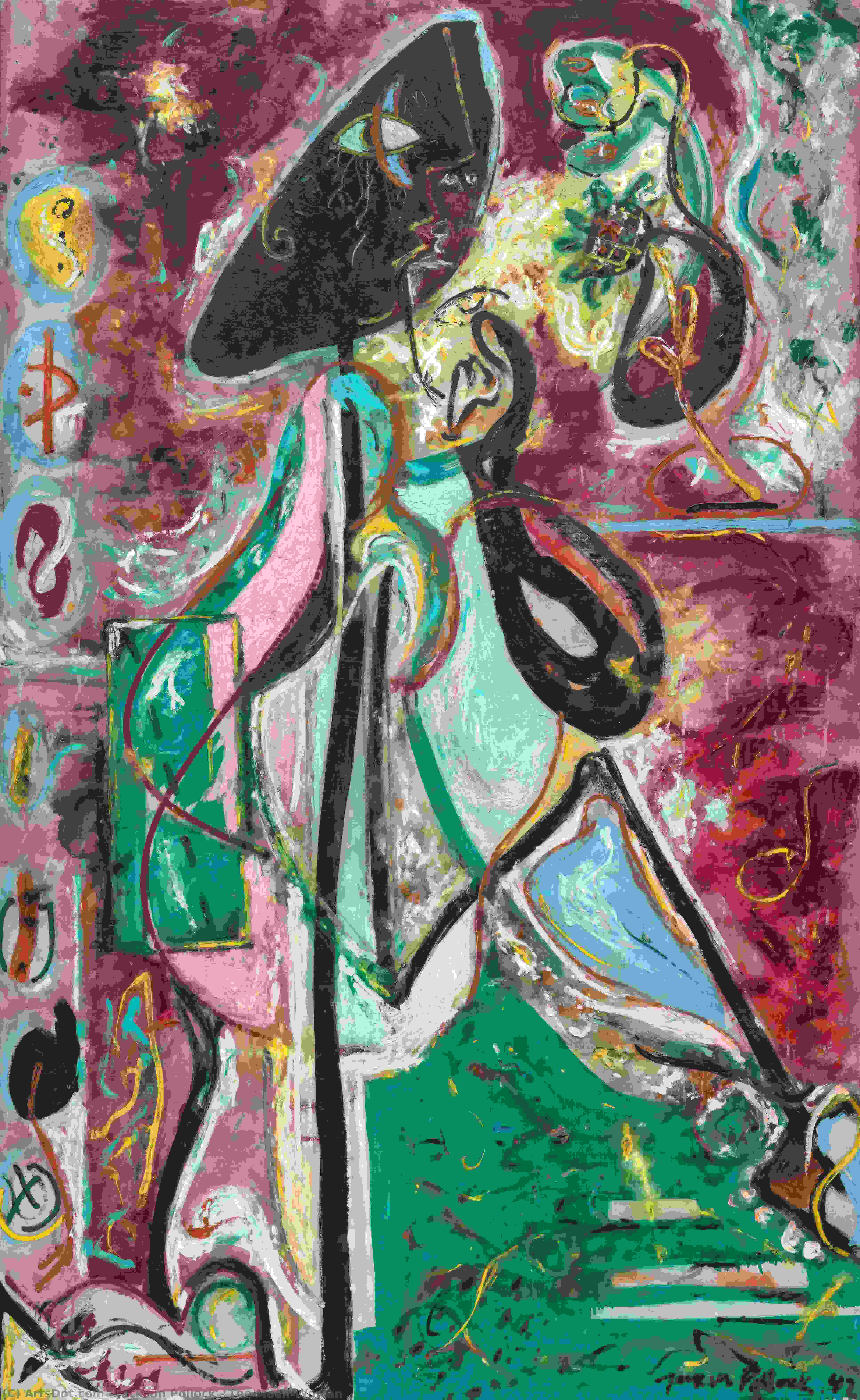 The Moon-woman — Paul Jackson Pollock