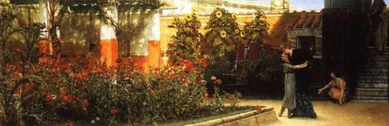 A Hearty Welcome — Lourens Alma Tadema