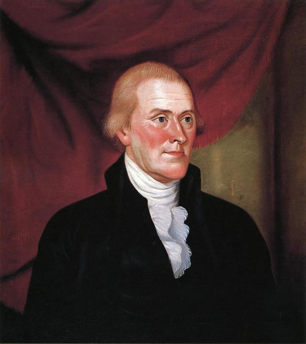 Thomas Jefferson — Charles Peale Polk