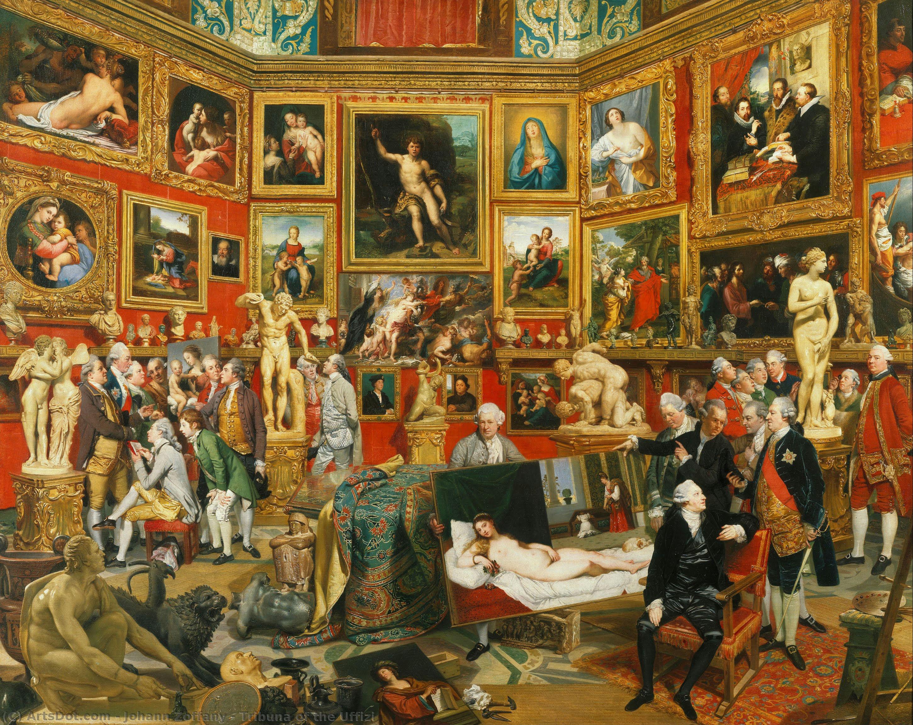 Tribuna Of The Uffizi — Johann Zoffany