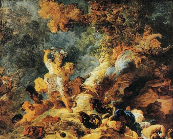 Rinaldo In The Enchanted Forest — Jean-honoré Fragonard