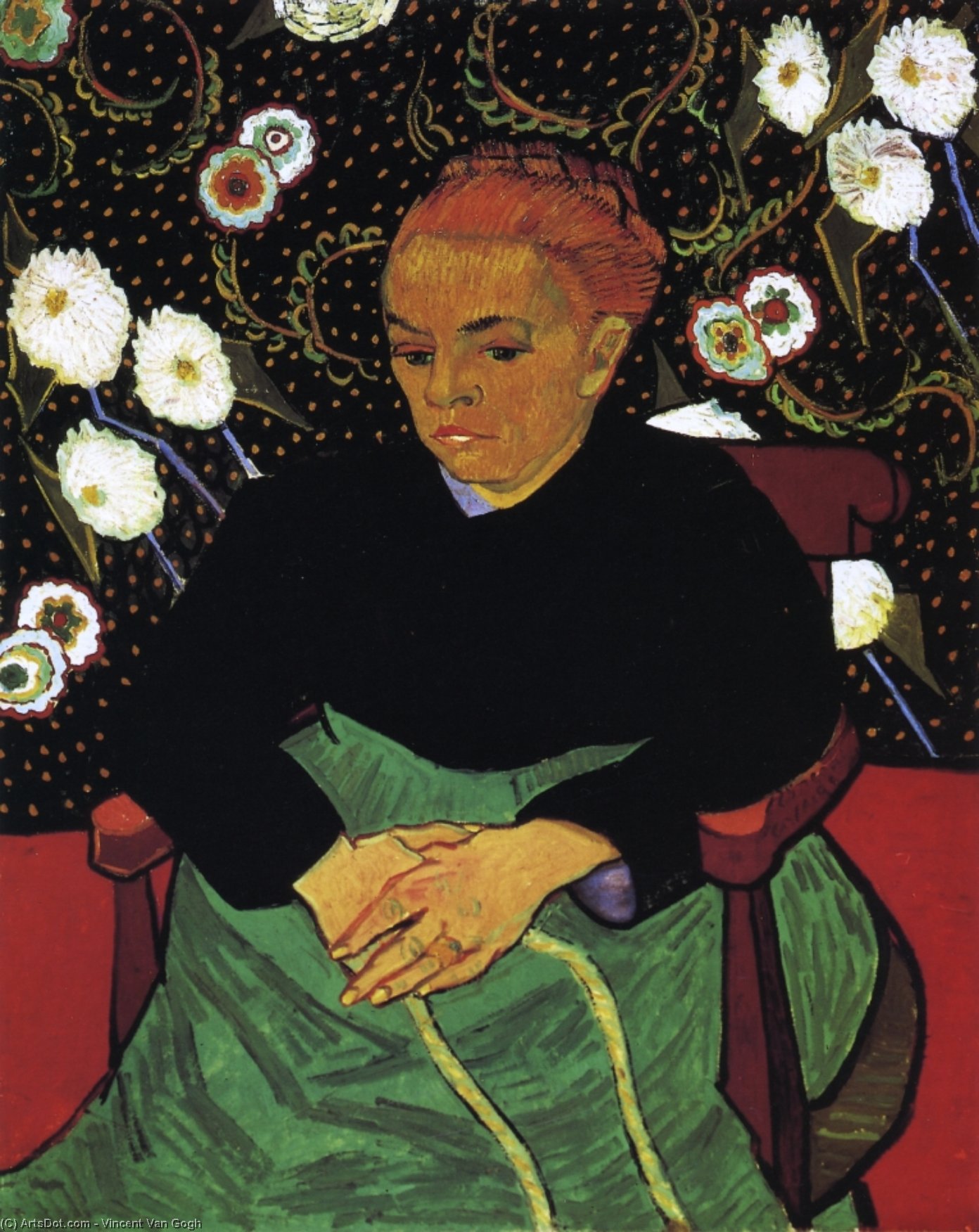 La Berceuse, Portrait Of Madame Roulin — Vincent Willem Van Gogh