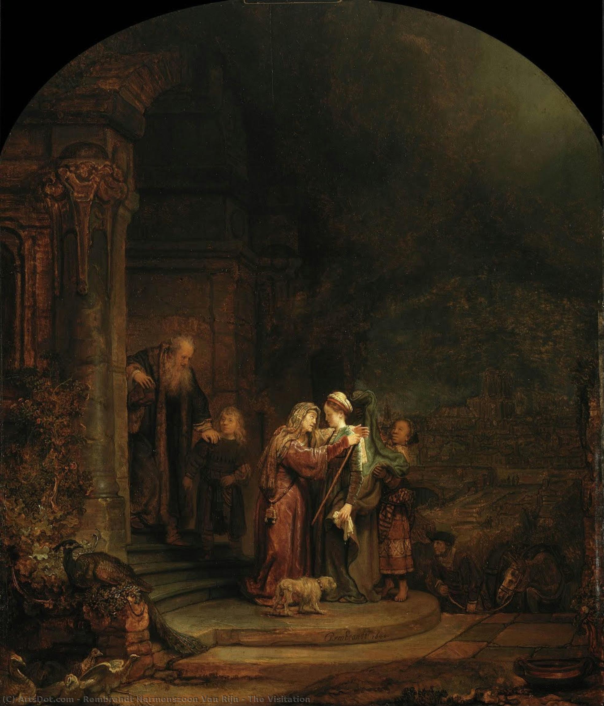 The Visitation — Rembrandt Van Rijn