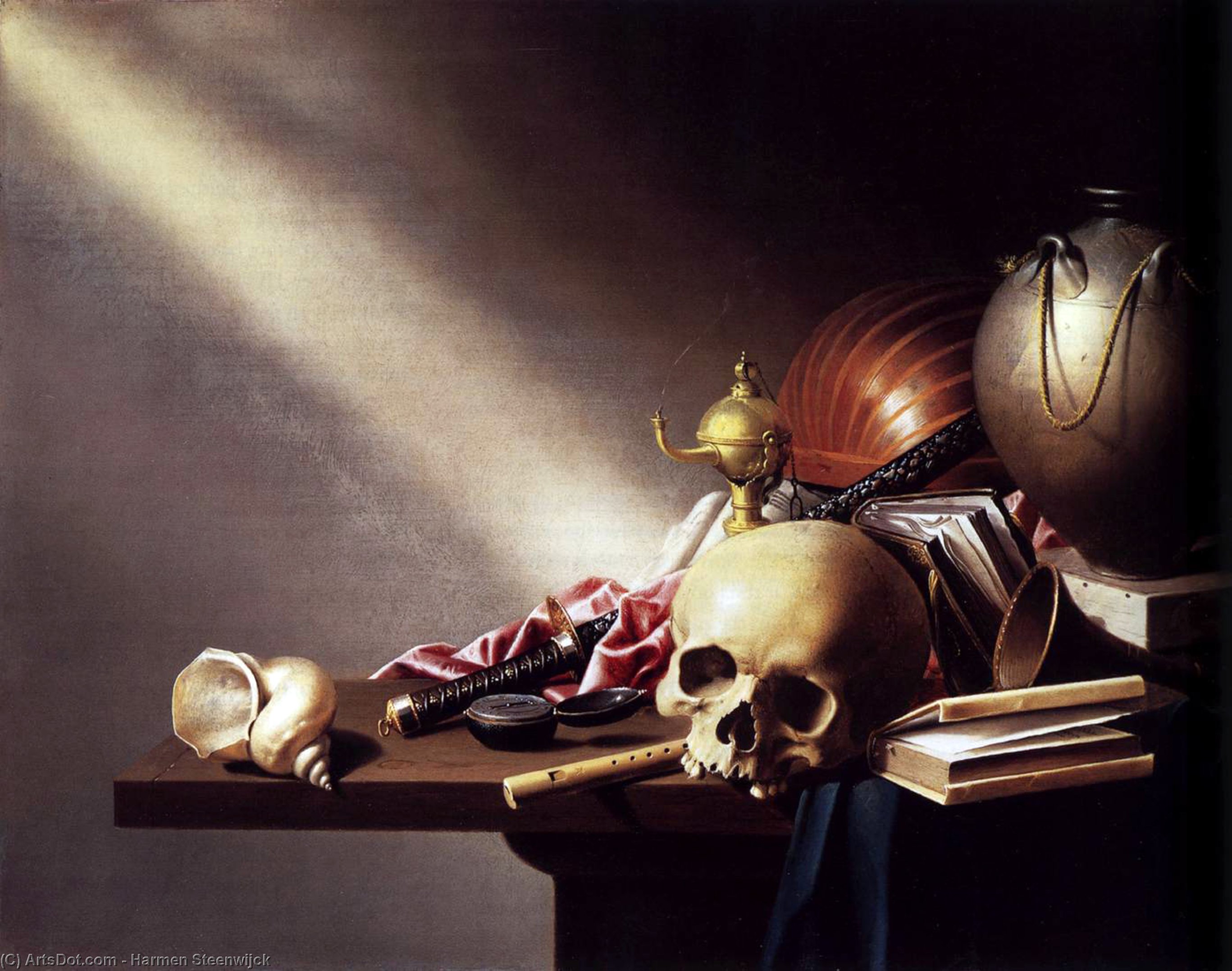 Vanitas Still-life — Harmen Steenwijck