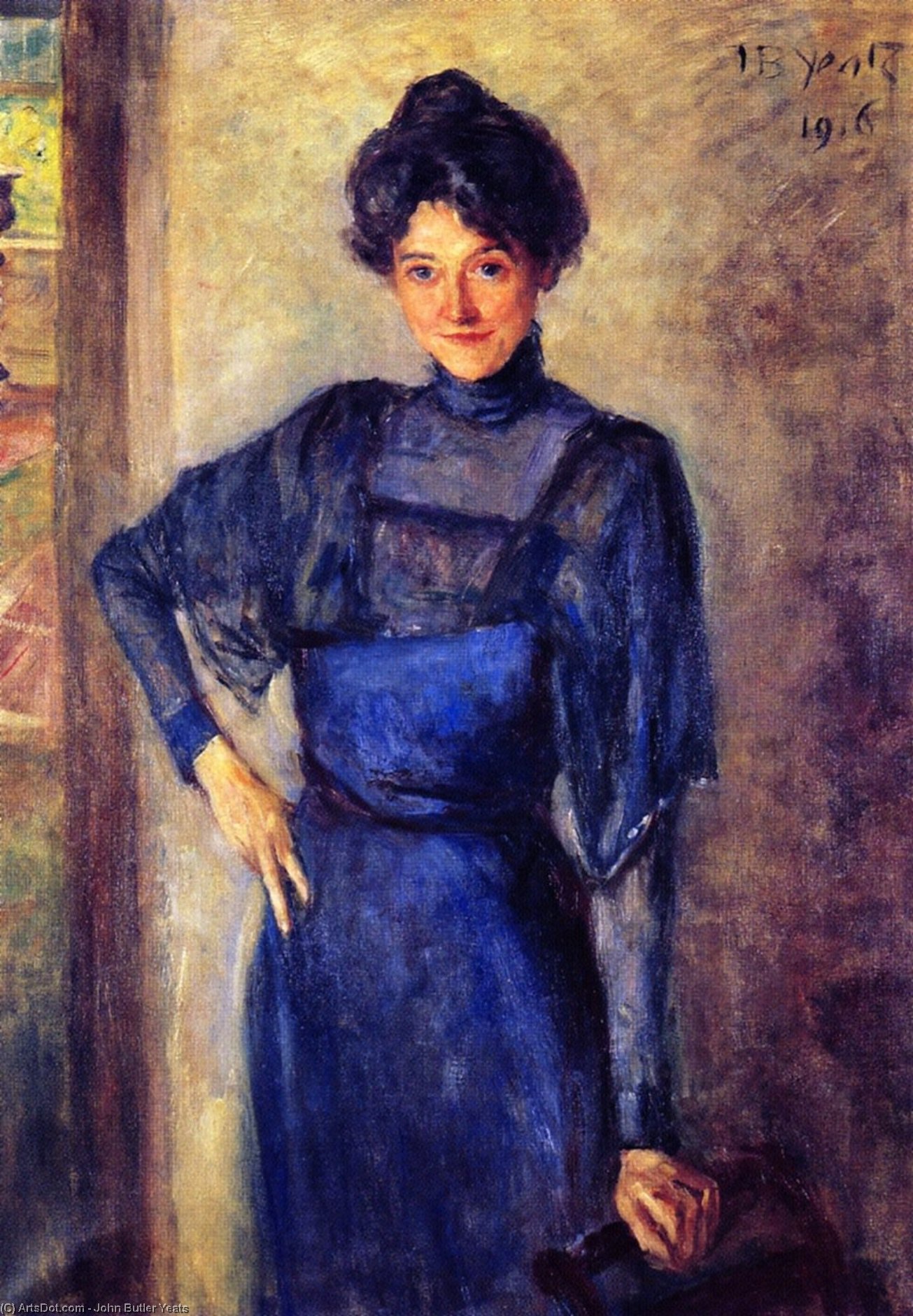 Mrs. Mary Tower Lapsley Caughey Standing — John Butler Yeats