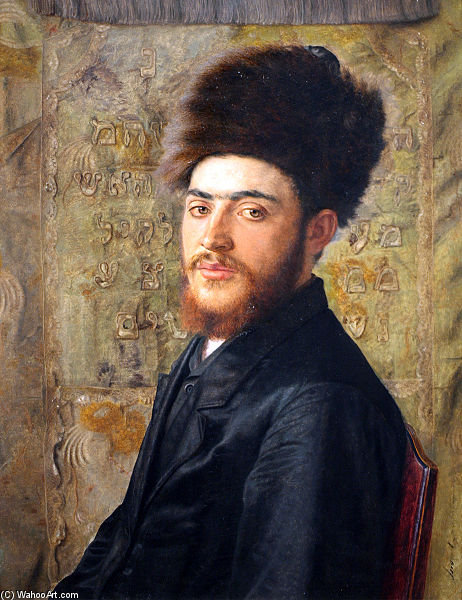Man With Fur Hat - — Isidor Kaufmann