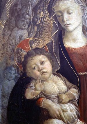 The Madonna And Child In Glory — Sandro Botticelli