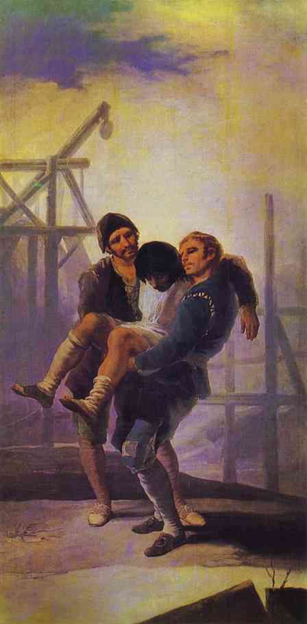 The Injured Mason — Francisco José De Goya Y Lucientes