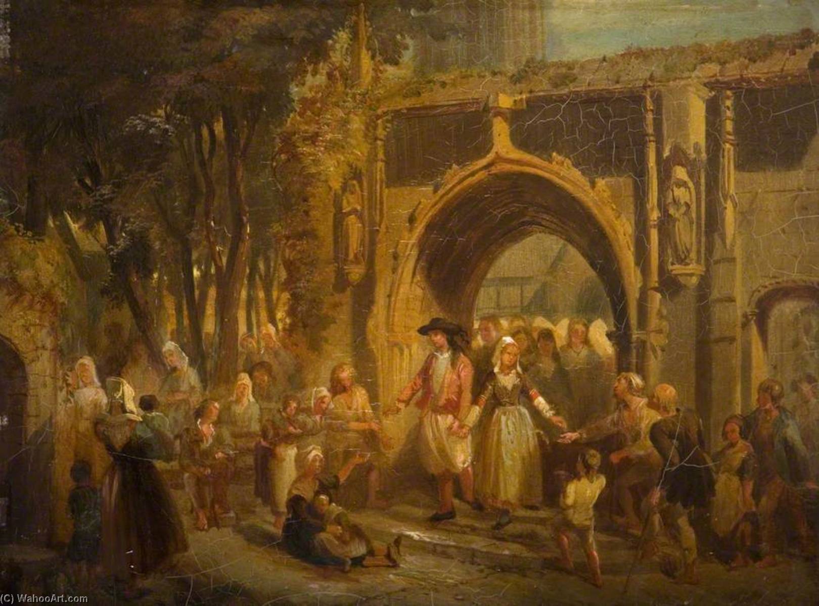 A Britanny Wedding — Frederick Trevelyan Goodall