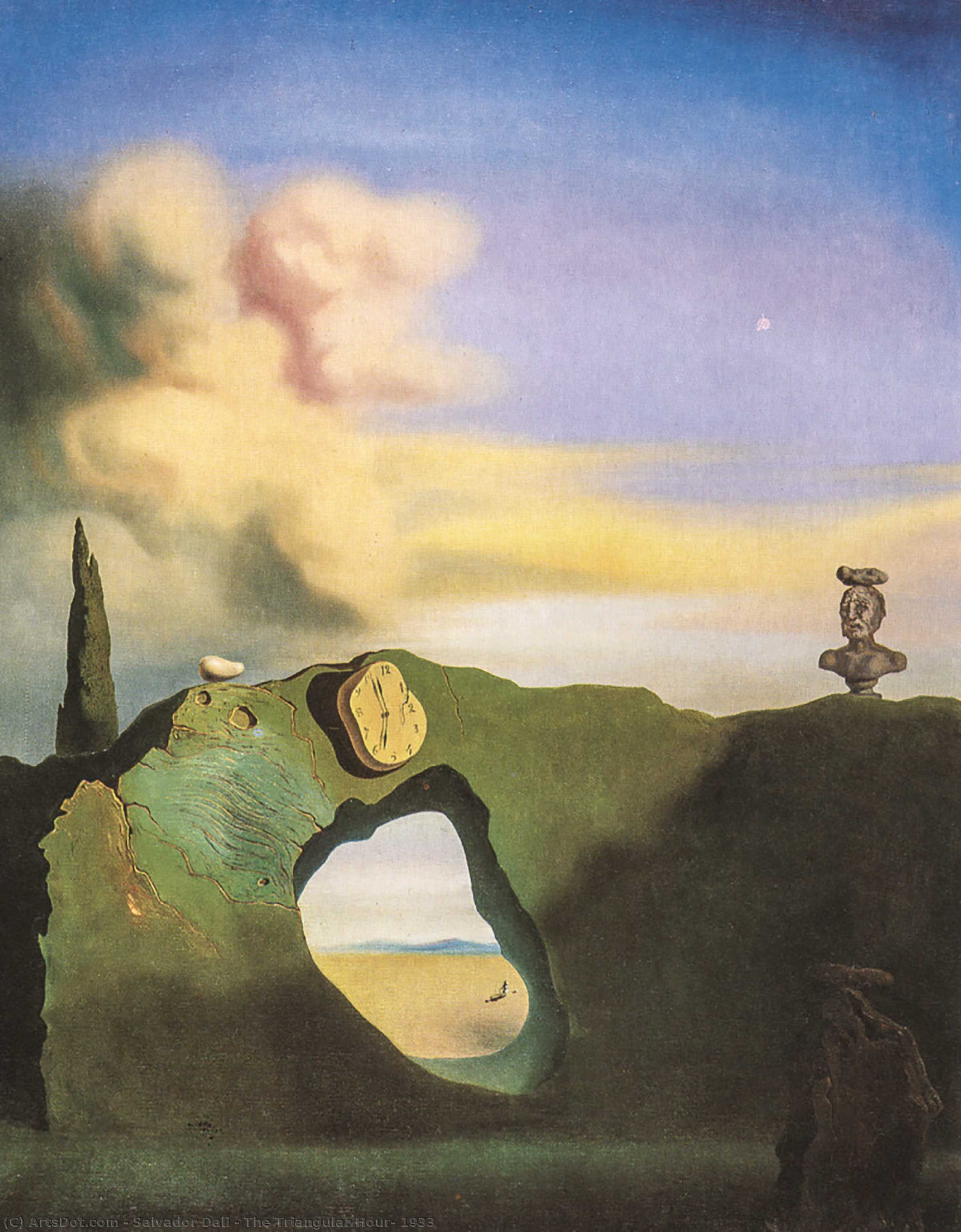 The Triangular Hour, 1933 — Salvador Dalí