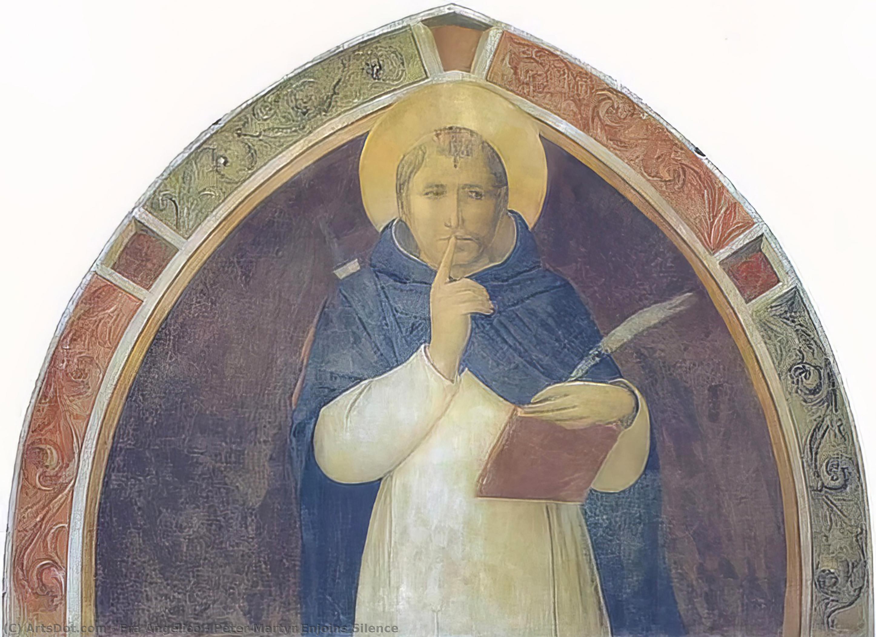 Peter Martyr Enjoins Silence — Fra Angelico