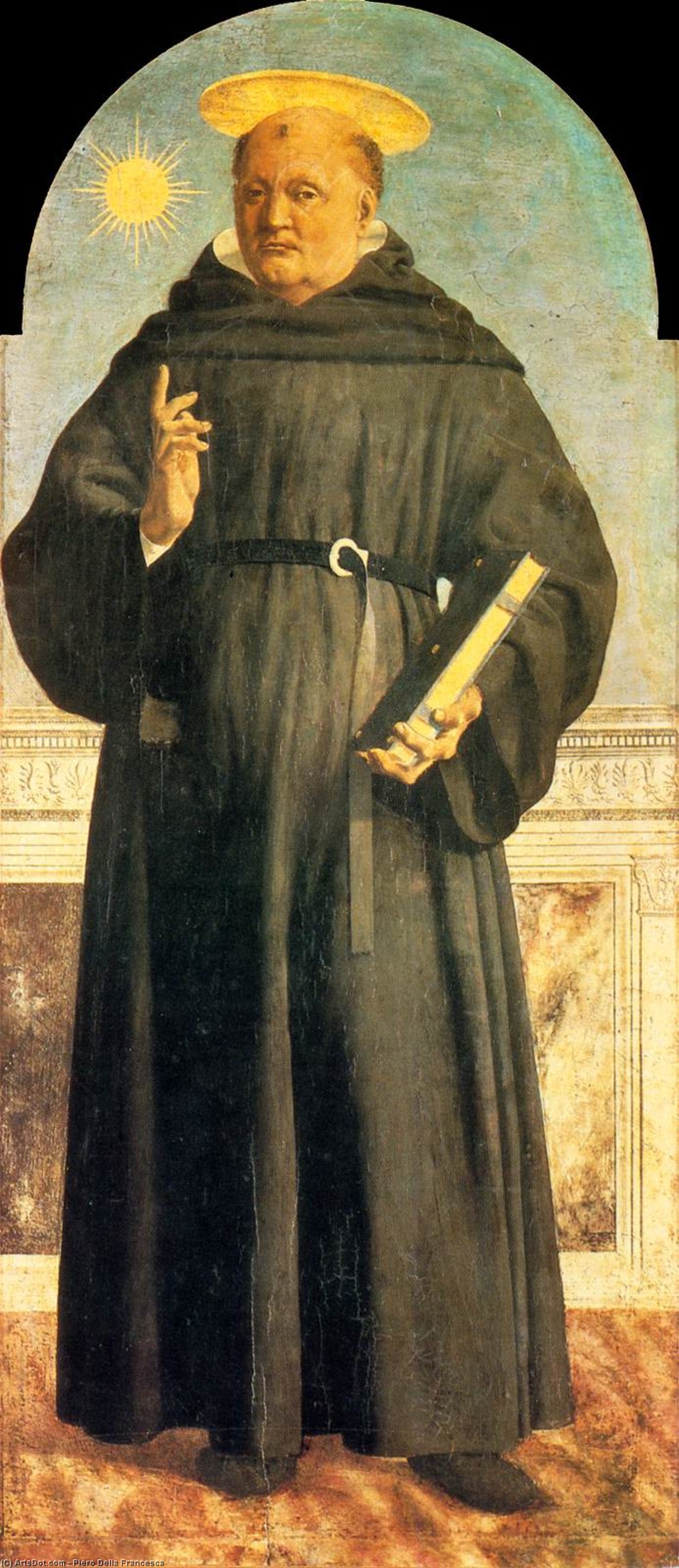 Polyptych Of St Augustine: St Nicholas Of Tolentino — Piero Della Francesca