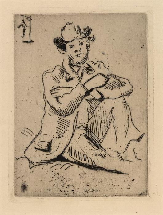 Guillaumin With The Hanged Man — Paul Cézanne