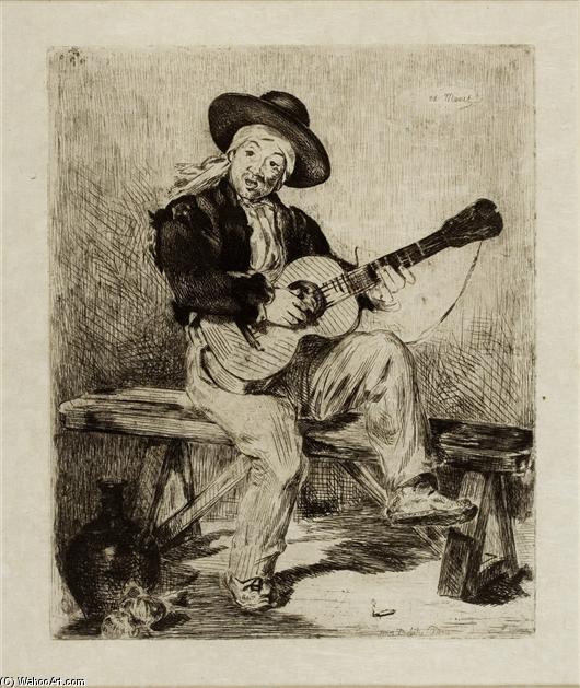 Le Guitarrero — Édouard Manet