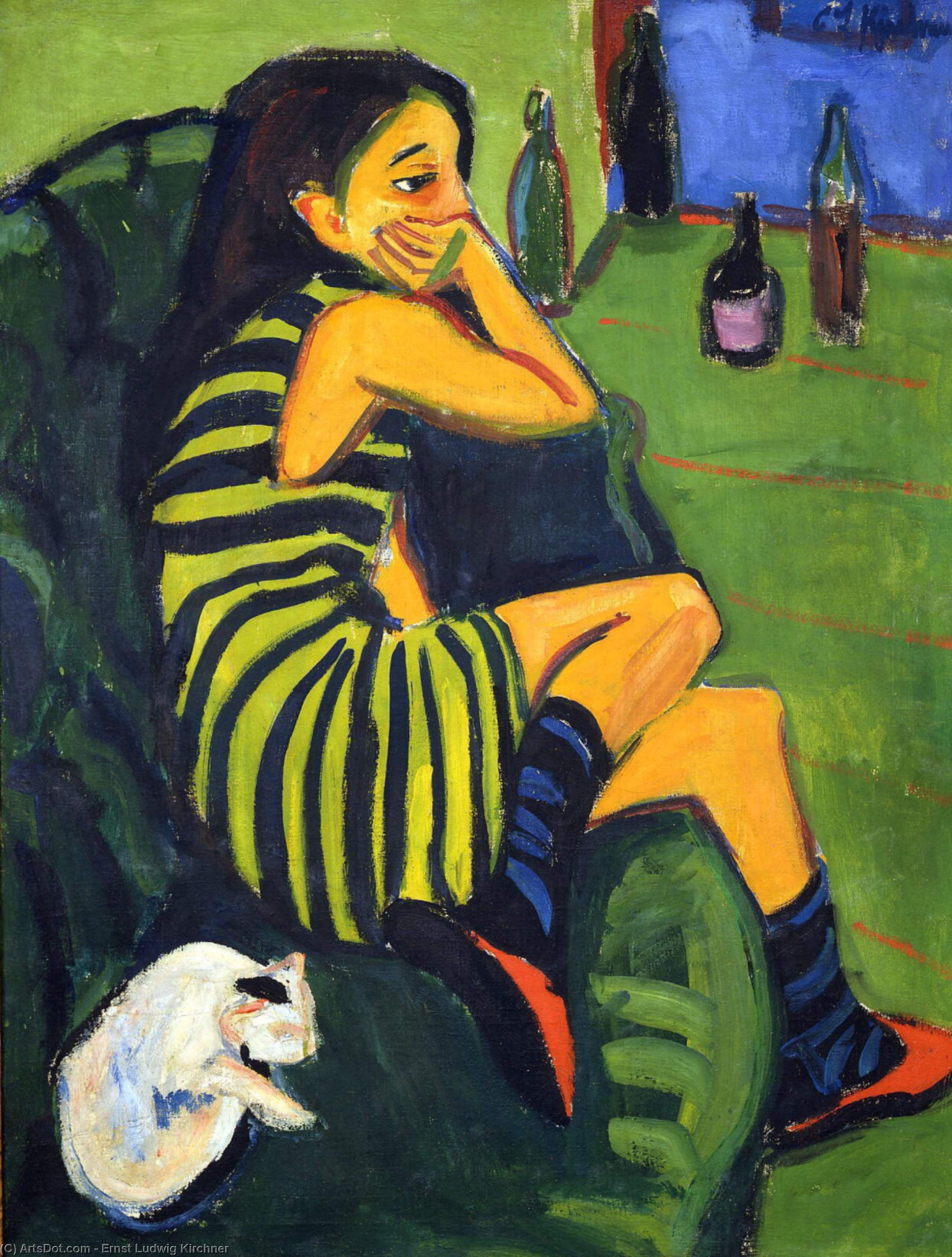Female Artist — Ernst Ludwig Kirchner