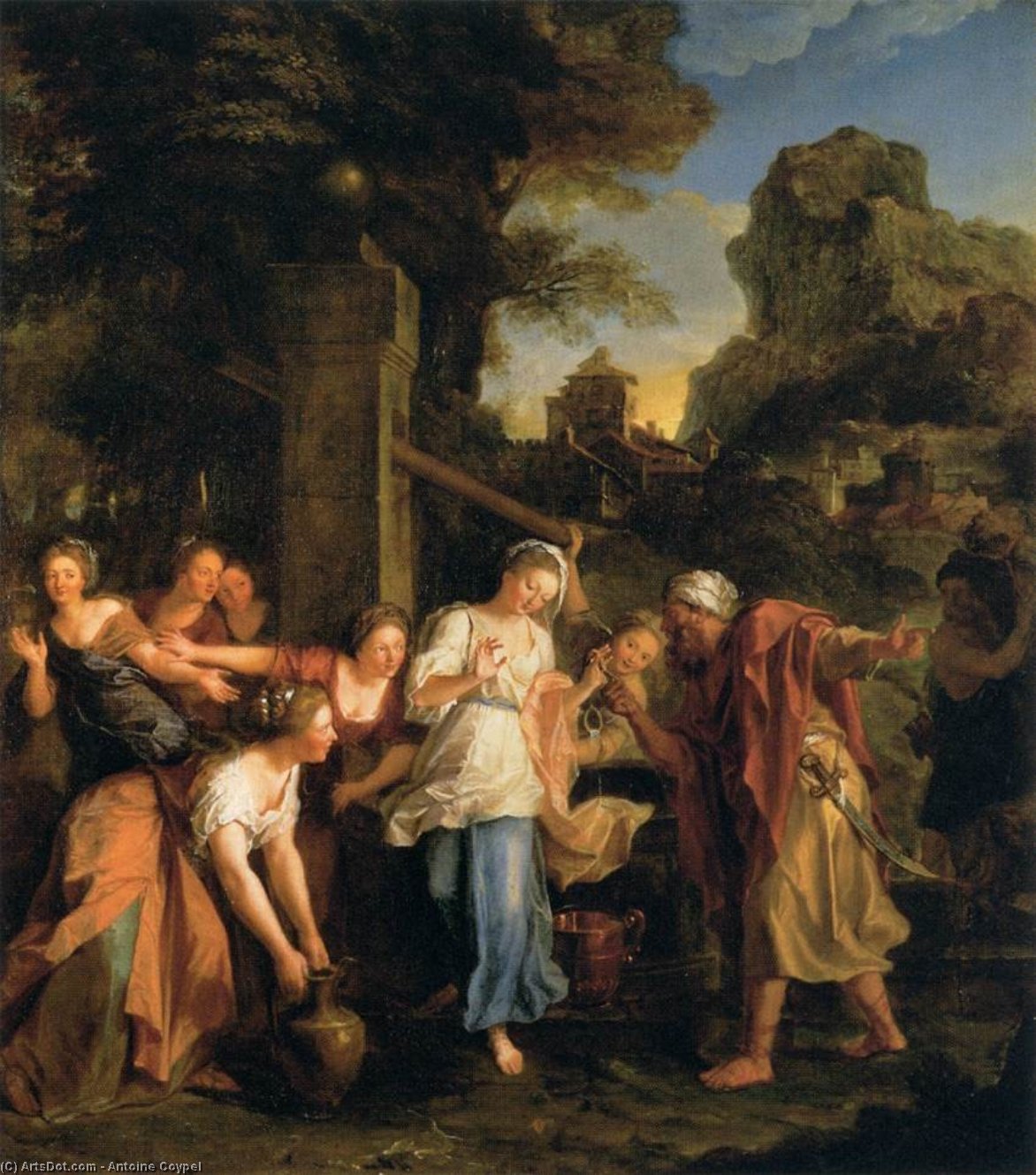 Eliezer And Rebecca — Charles Antoine Coypel