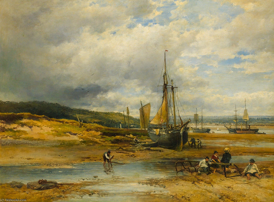 Low Tide — John Syer