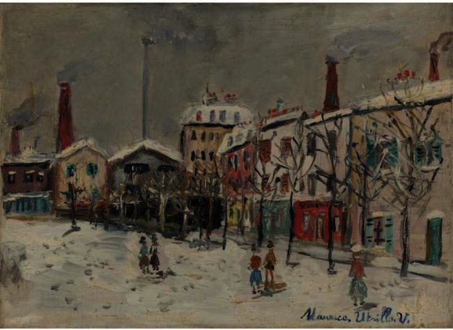 Factories In The Snow — Maurice Utrillo