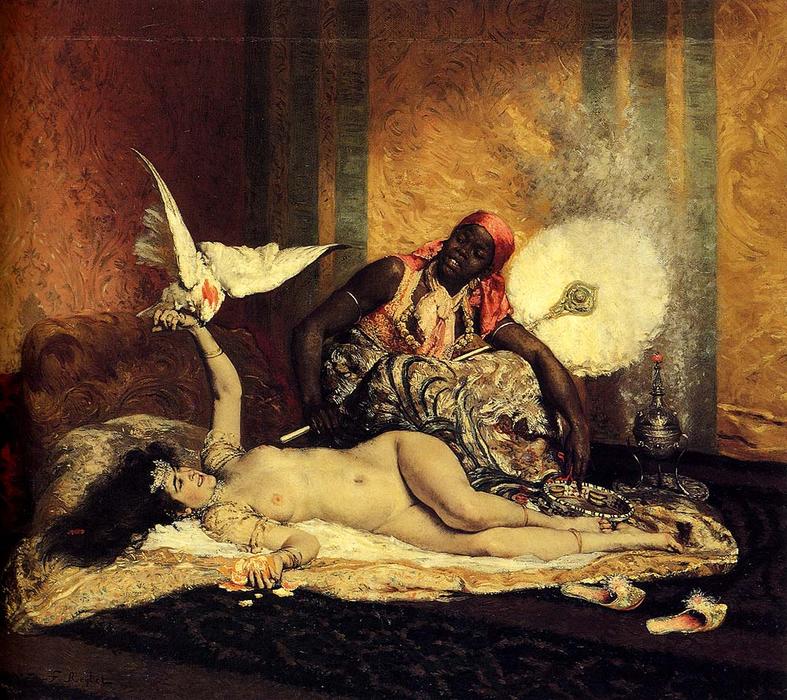 Odalisque (la Sultane) — Ferdinand Victor Léon Roybet
