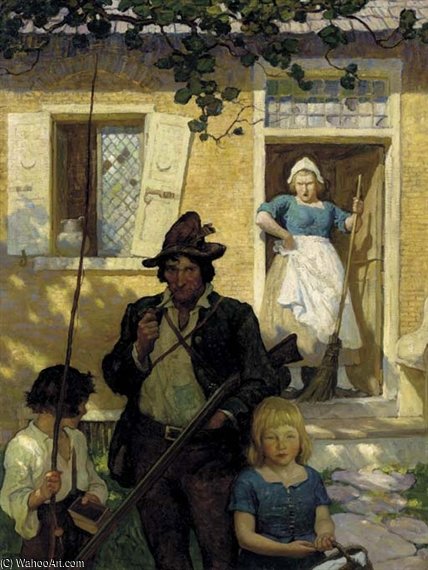 A Termagant Wife May, Therefore, In Some Respects, Be Considered A Tolerable Blessing — N.c. Wyeth