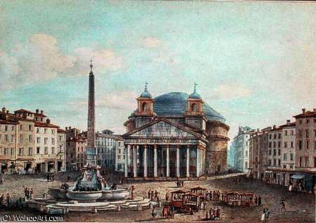 View Of The Pantheon — Victor Jean Nicolle