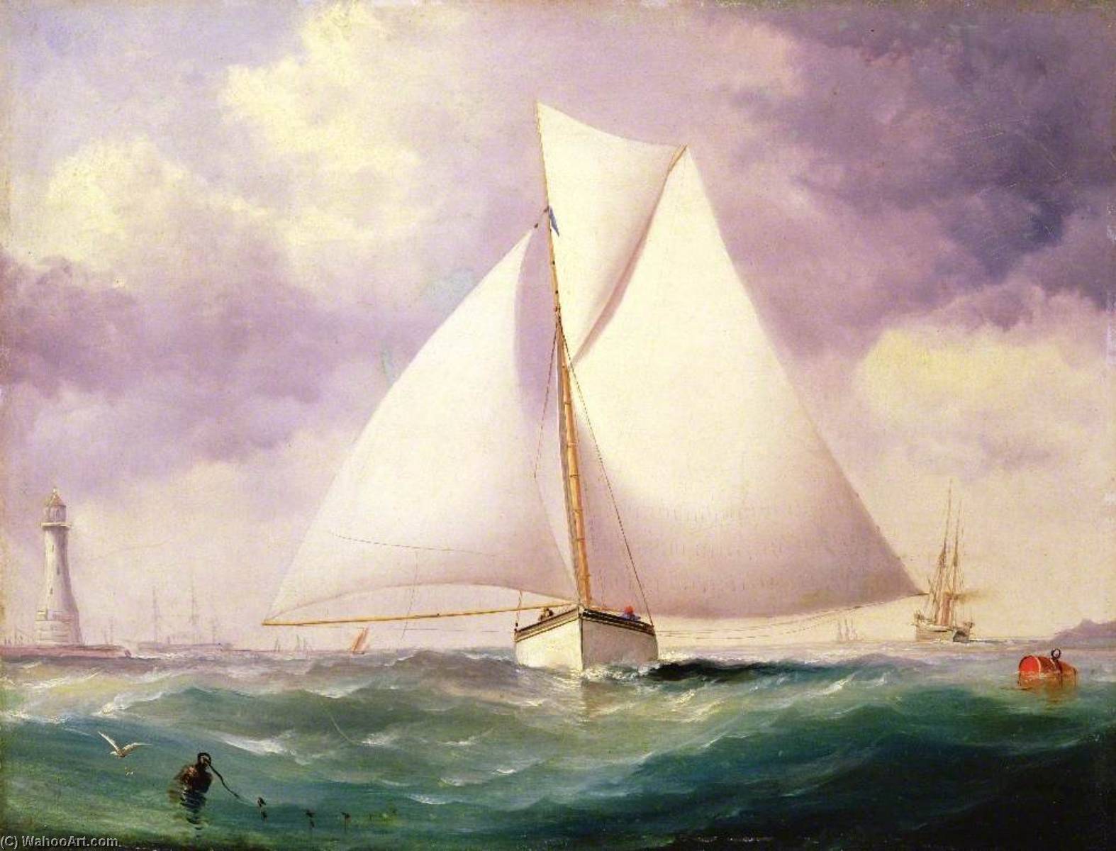 The Spinnaker Sail (cutter With A Spinnaker Set) — Nicholas Matthew Condy