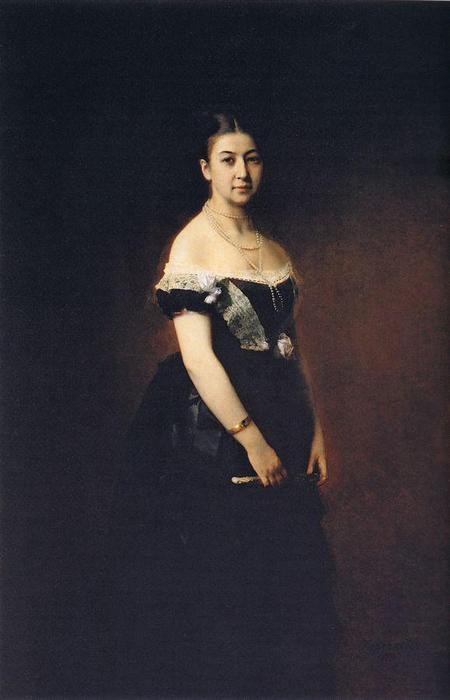 Portrait Of E. A. Tretyakova — Alexei Alexeievich Harlamoff
