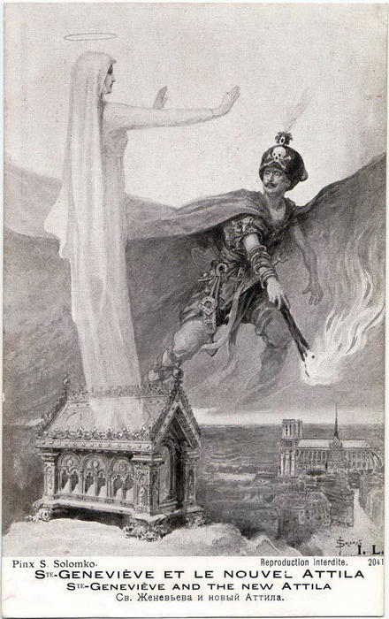 St. Jenevieve And The New Attila — Sergey Solomko
