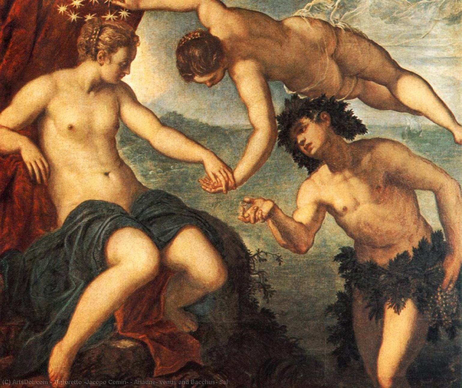 Ariadne, Venus And Bacchus, Sal — Jacopo Tintoretto