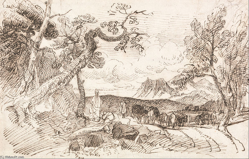 Study For 'elijah' — Peter De Wint