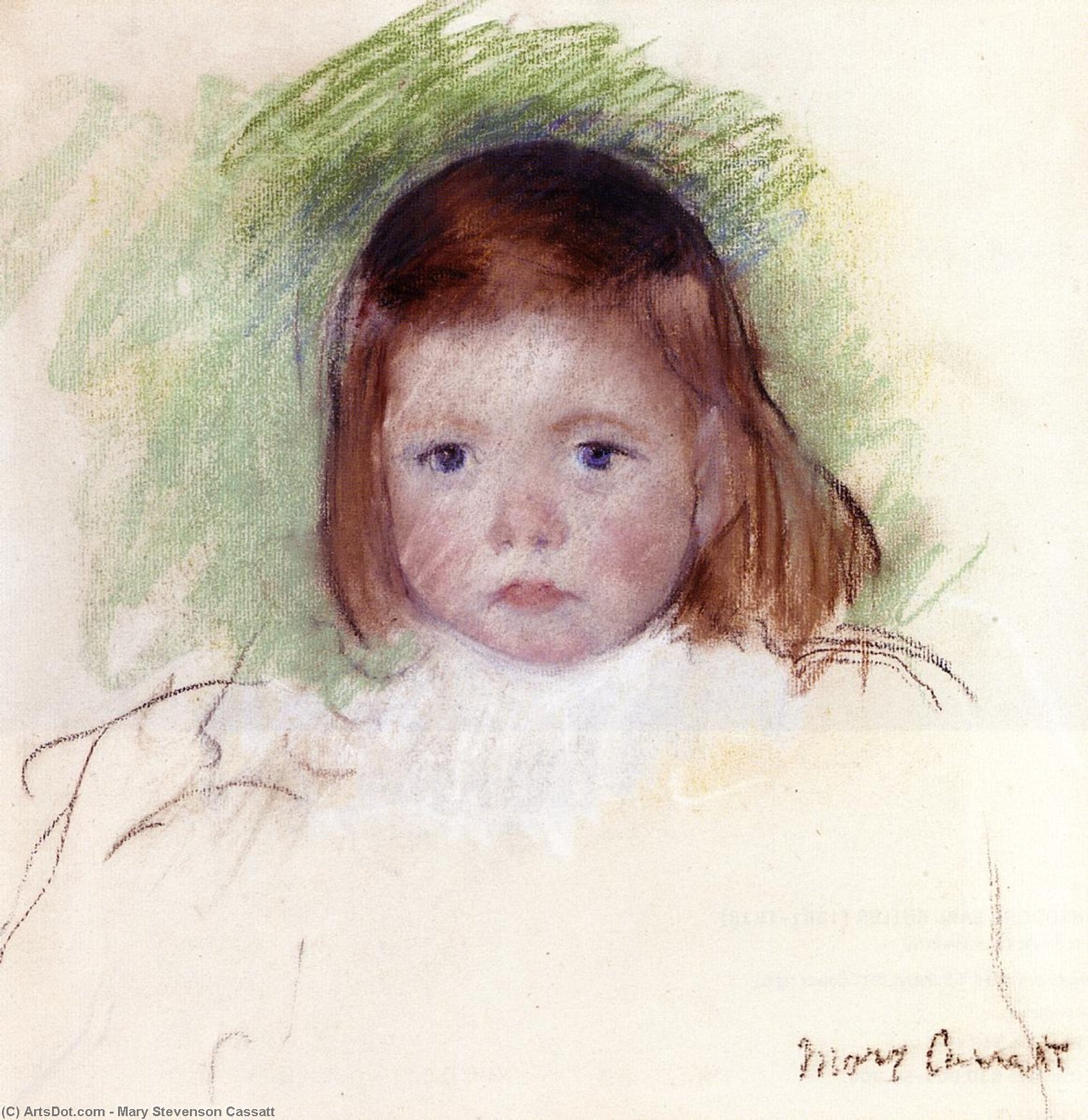Portrait Of Ellen Mary Cassatt — Mary Stevenson Cassatt
