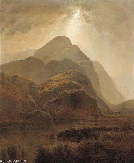 Night, Loch Dhu And The Sligachan Valley — Arthur Gilbert