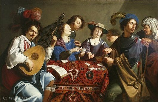 Card Players. — Theodoor Rombouts