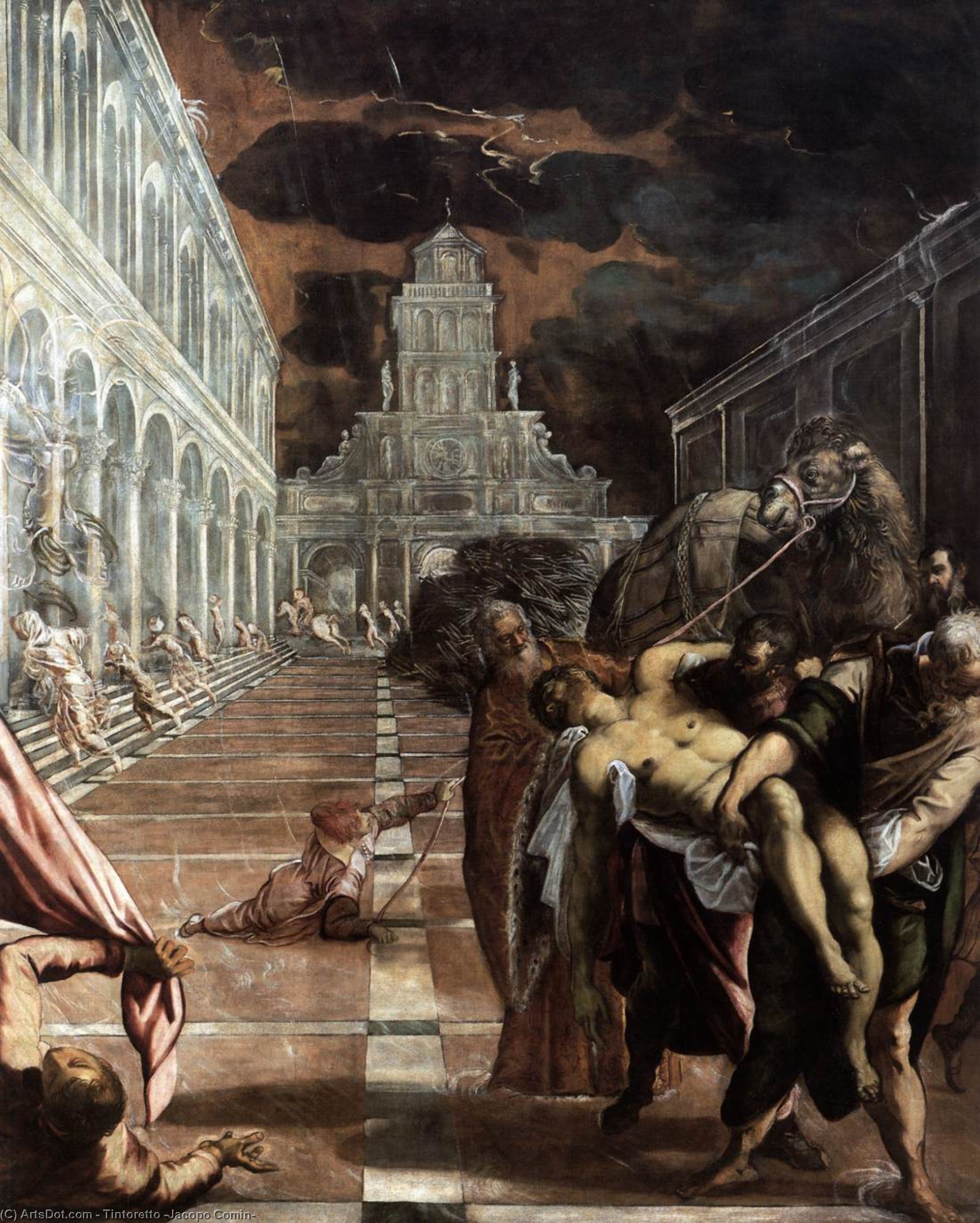 The Stealing Of The Dead Body Of St Mark — Jacopo Tintoretto
