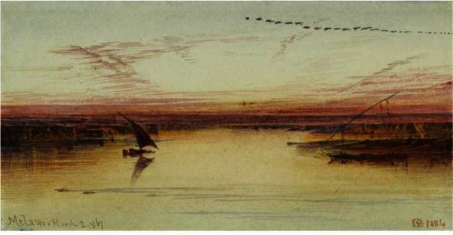 Melawi, Nile Valley — Edward Lear