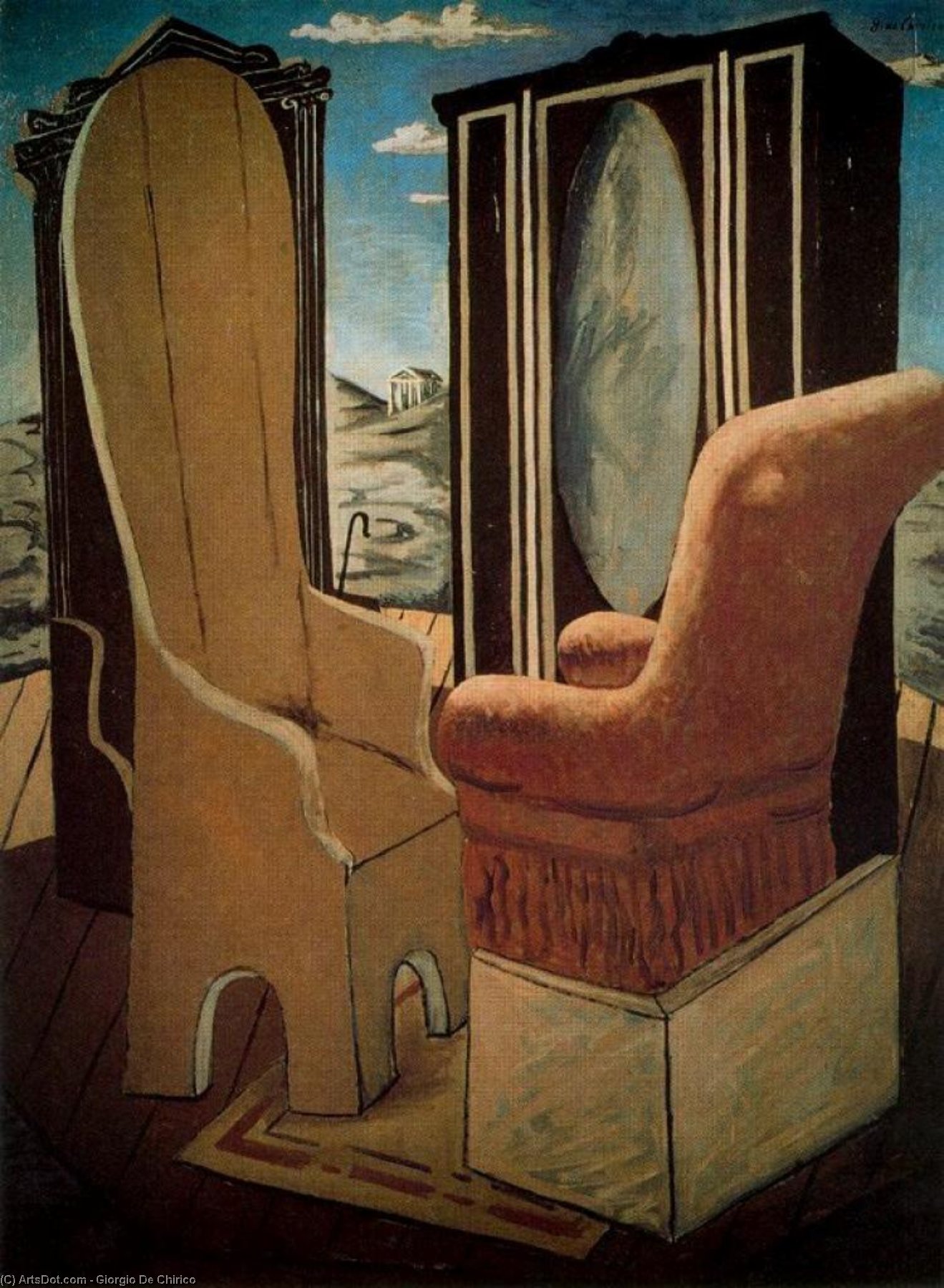 Mobili Nella Valle — Giorgio De Chirico
