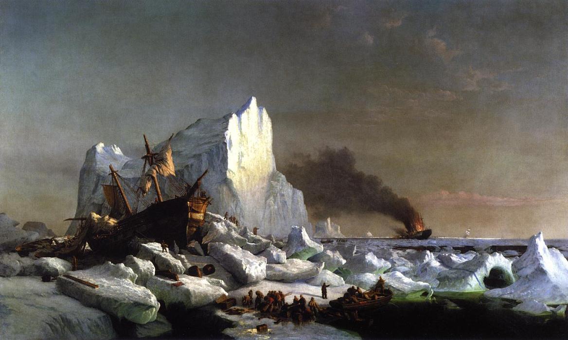 Sealers Crushed By Icebergs — William Bradford