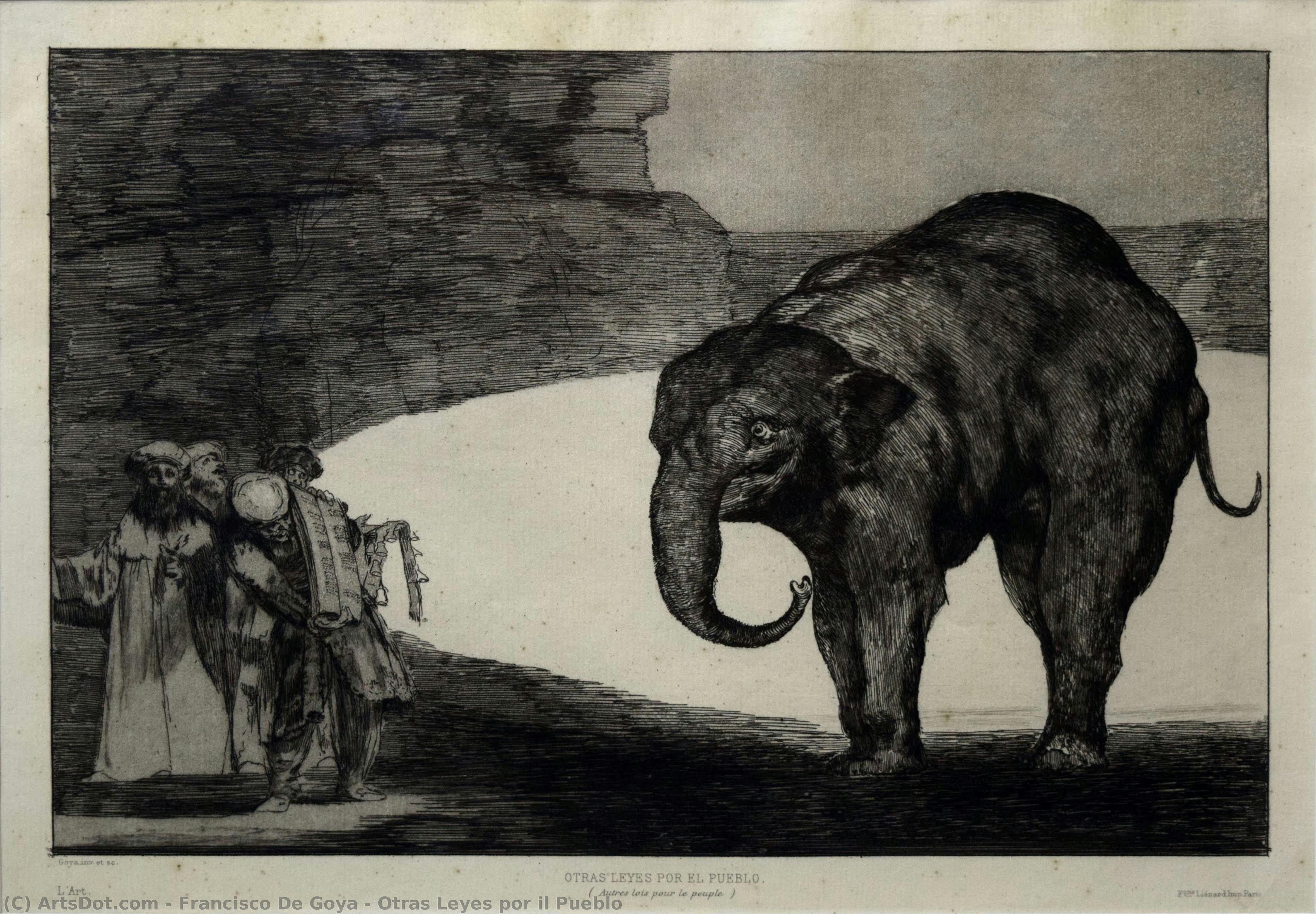 Otras Leyes Por Il Pueblo — Francisco José De Goya Y Lucientes