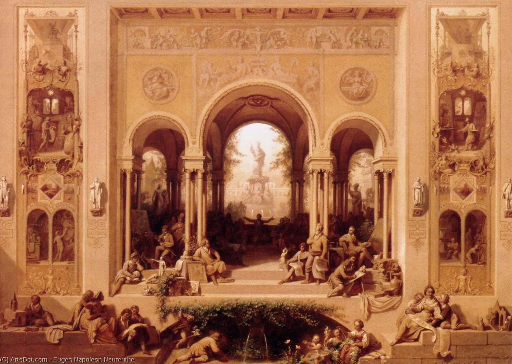 The Arts Flourishing In Munich — Eugen Napoleon Neureuthe