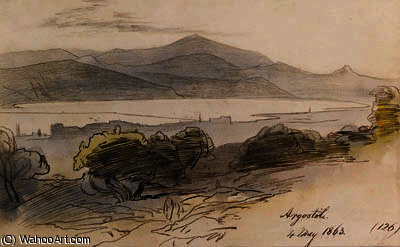 View Of Argostoli, Greece — Edward Lear