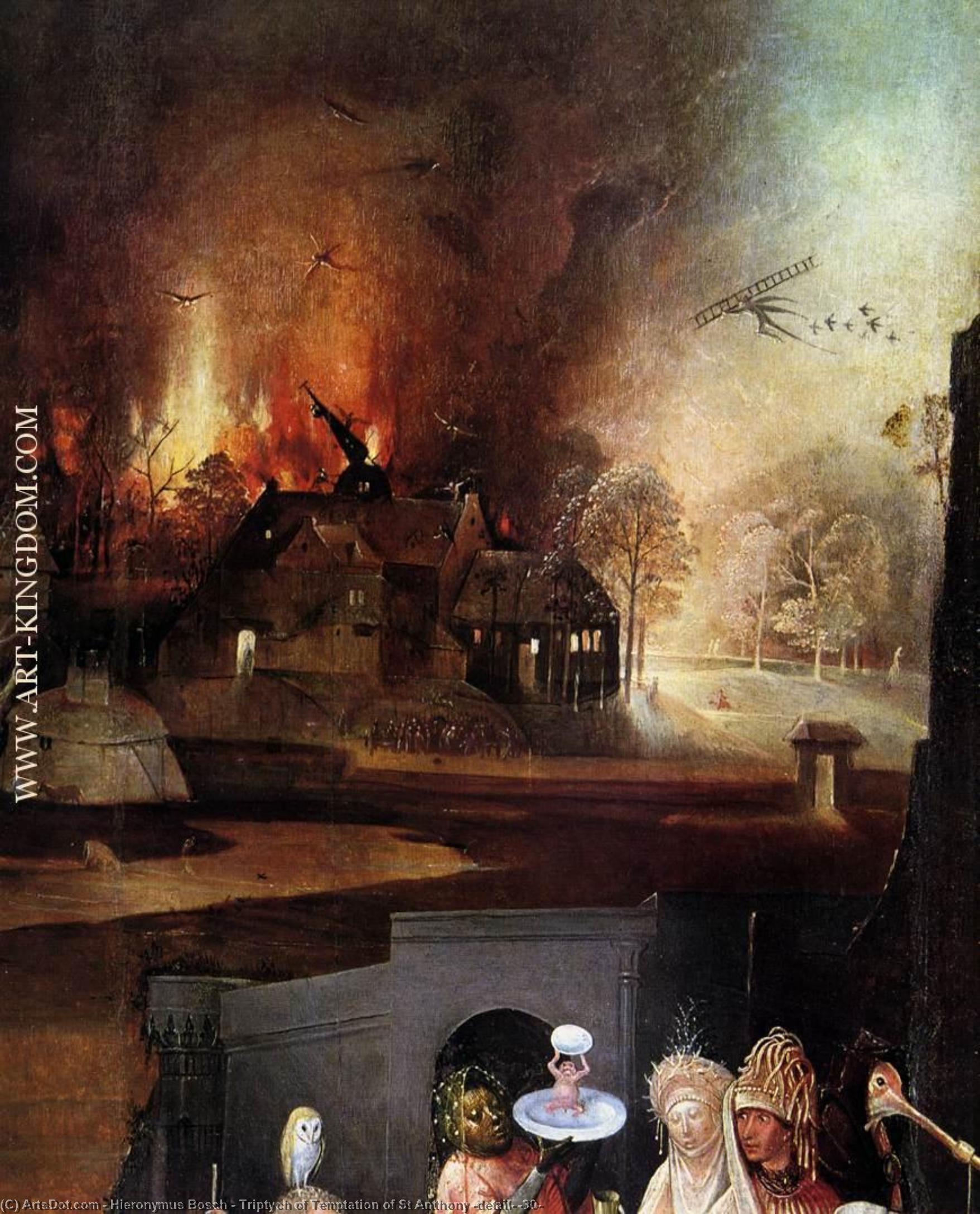 Triptych Of Temptation Of St Anthony (detail) (30) — Hieronymus Bosch