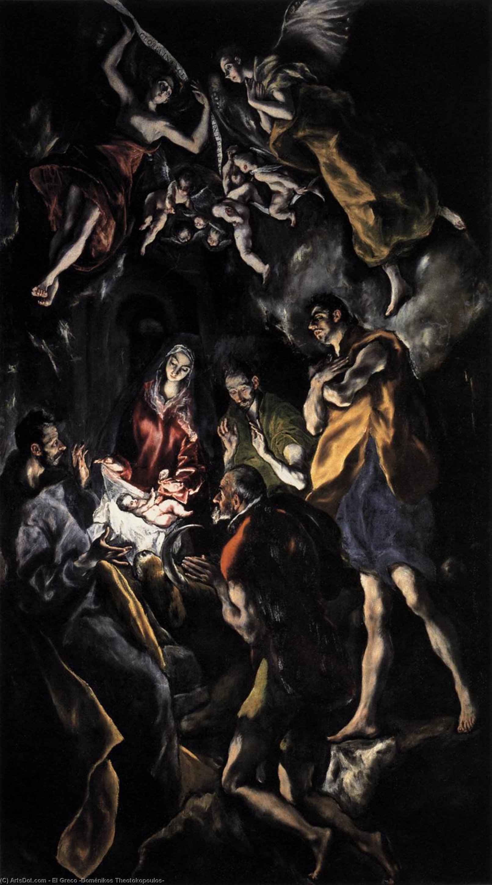 The Adoration Of The Shepherds — El Greco