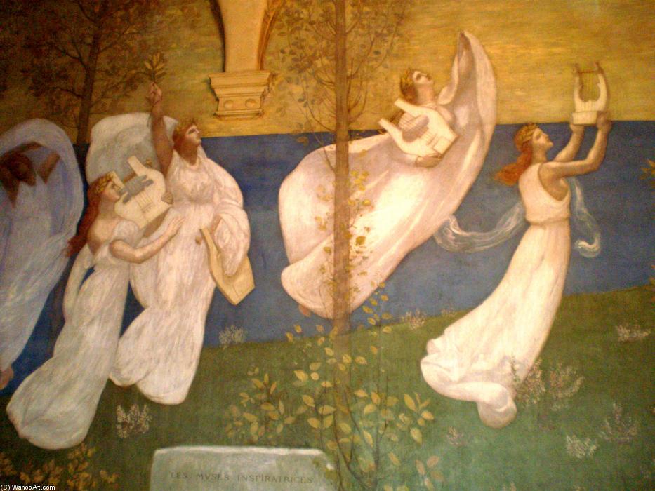 Invoking The Muses — Pierre Cécile Puvis De Chavannes